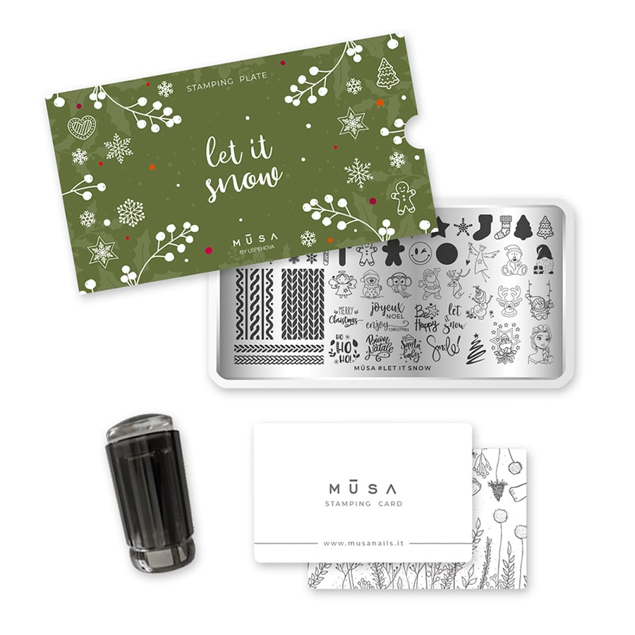 kit Stamping Let It Snow