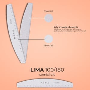 Lima 100/180 Righello - 20pz