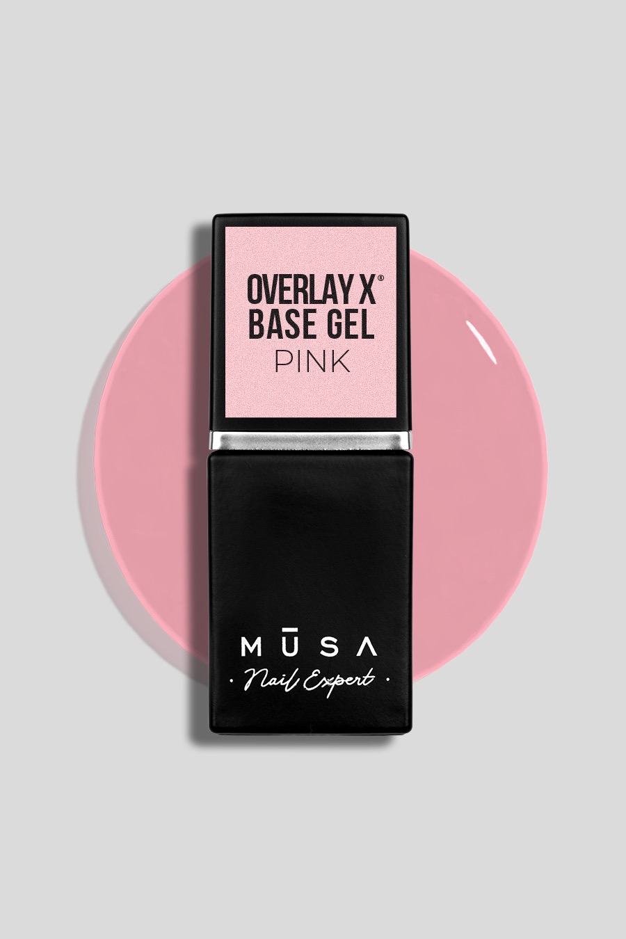 overlay x ® base gel pink