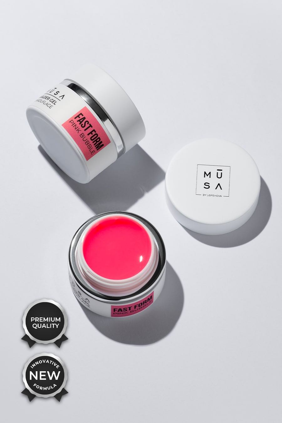 gel builder fast form® -pink bubble - 15ML