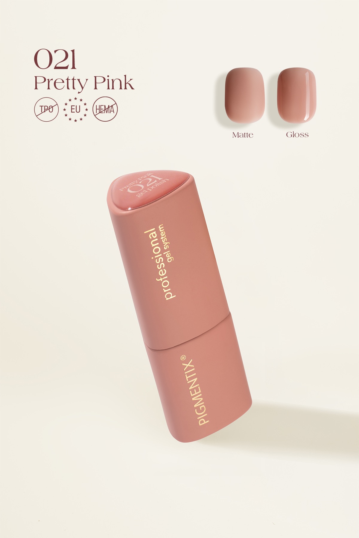 pigmentix® gel polish - pretty pink 021