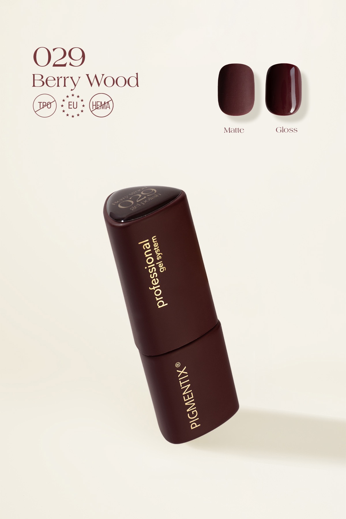 pigmentix® gel polish - berry wood 029