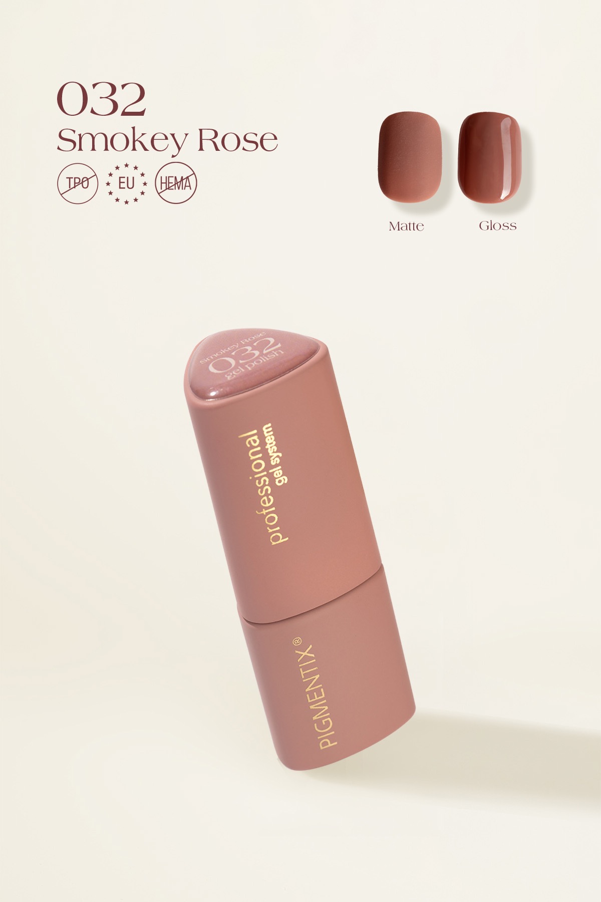 pigmentix® gel polish - smokey rose 032