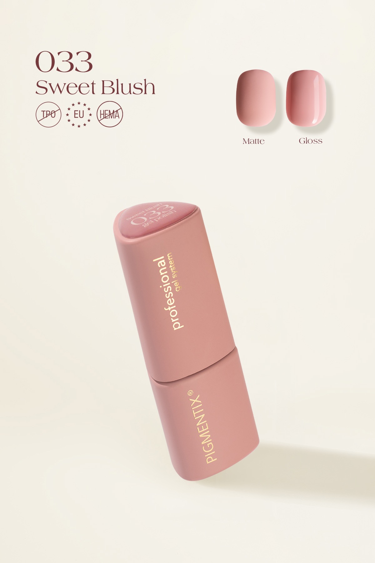 pigmentix® gel polish - sweet blush 033