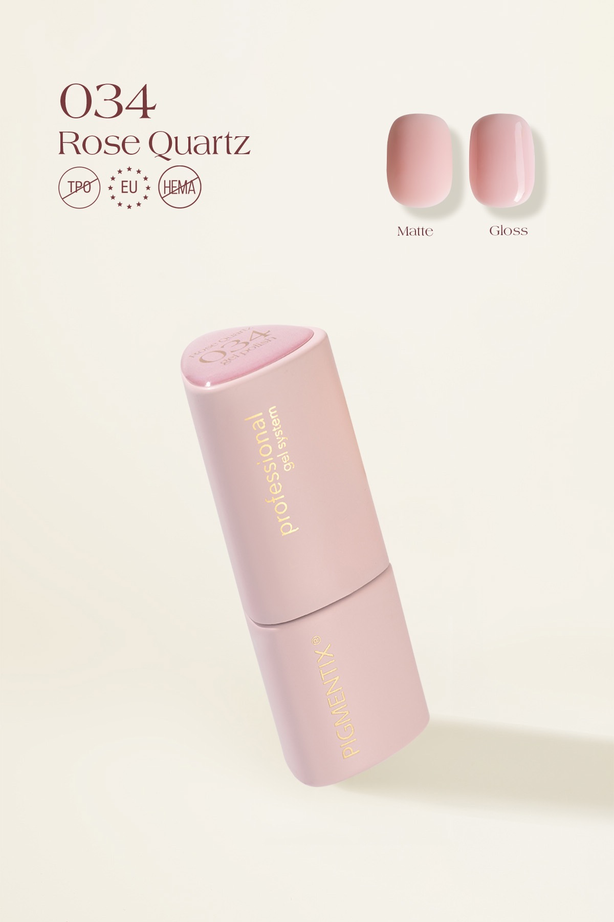 pigmentix® gel polish - rose quartz 034
