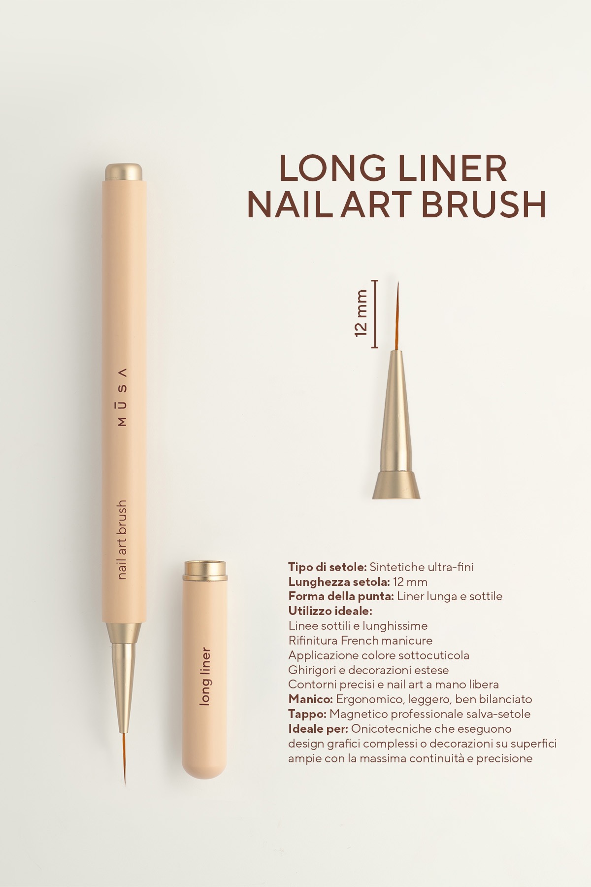 long liner nail art brush - immagine 2
